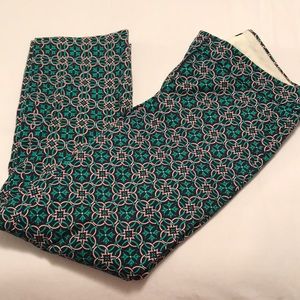 JCrew size 4 printed pants